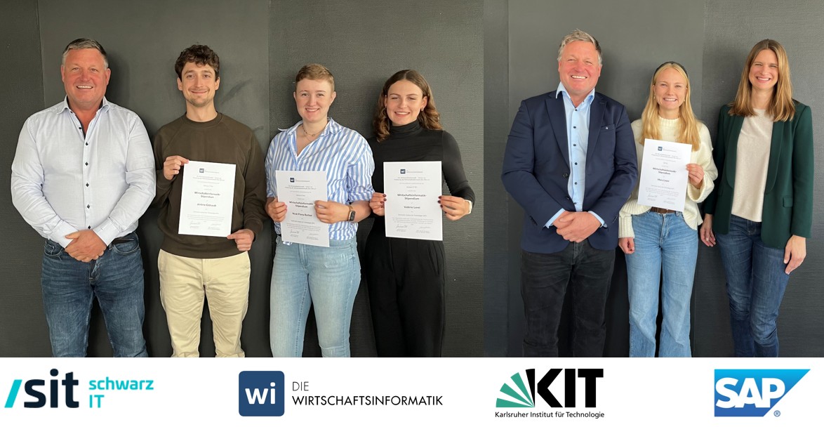 Handover of 5 Information Systems Scholarships funded by Schwarz IT and SAP SE