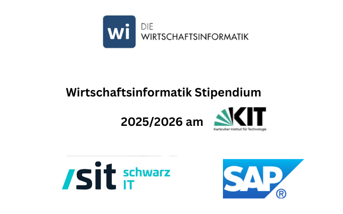 Wirtschaftsinformatik-Stipendium 2025/2026 am KIT mit SAP und Schwarz IT.