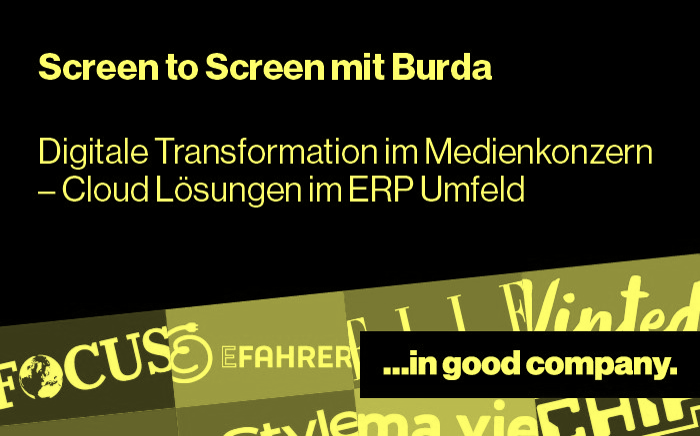 Logos der Hubert Burda Mediengruppe